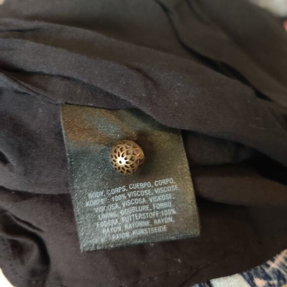 Anthropologie Maeve Elia Dress Floral Cold Shoulder - Picture 5 of 5